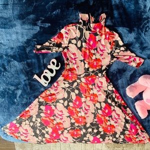 Zara fit and flare dress